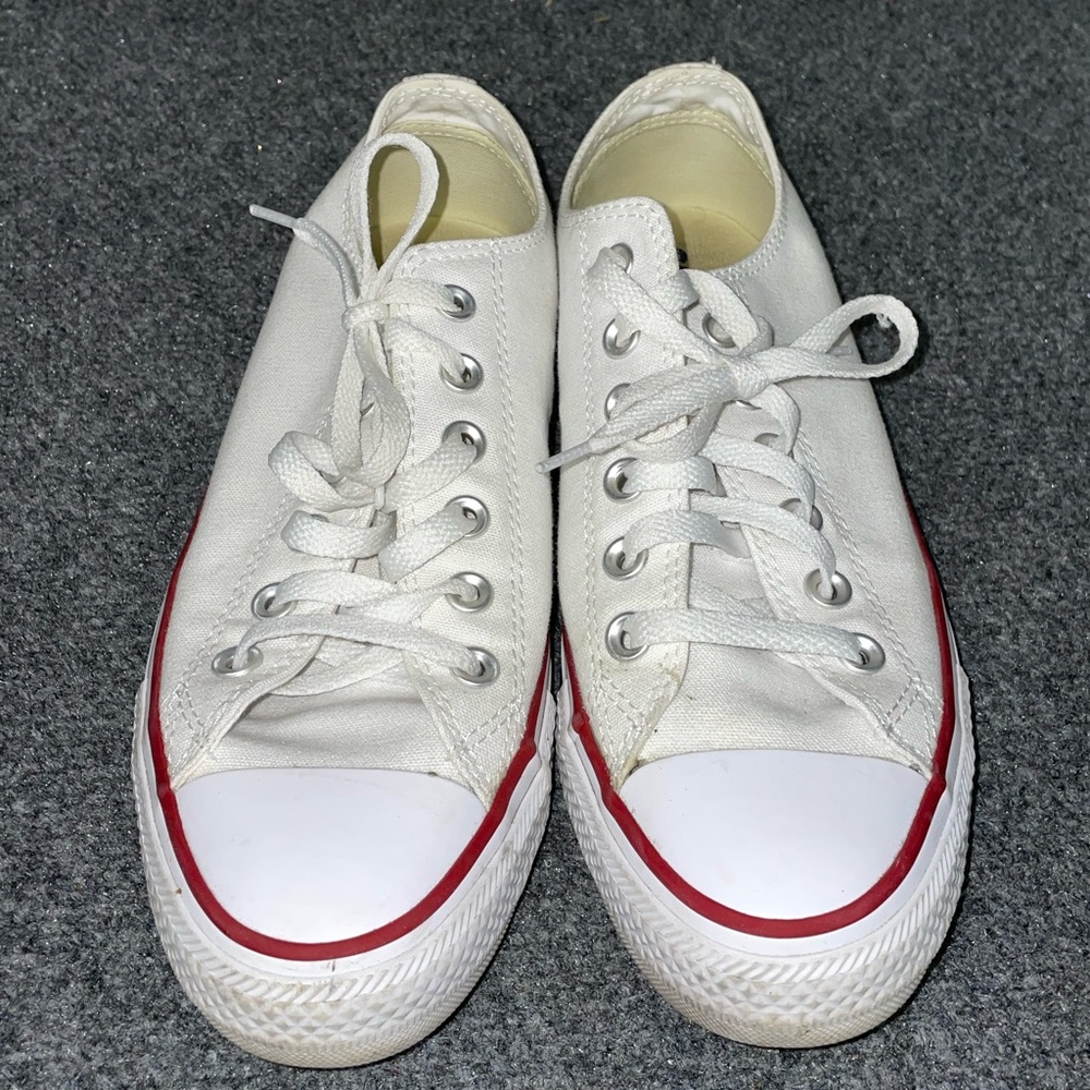 Very Gently Used White Converse